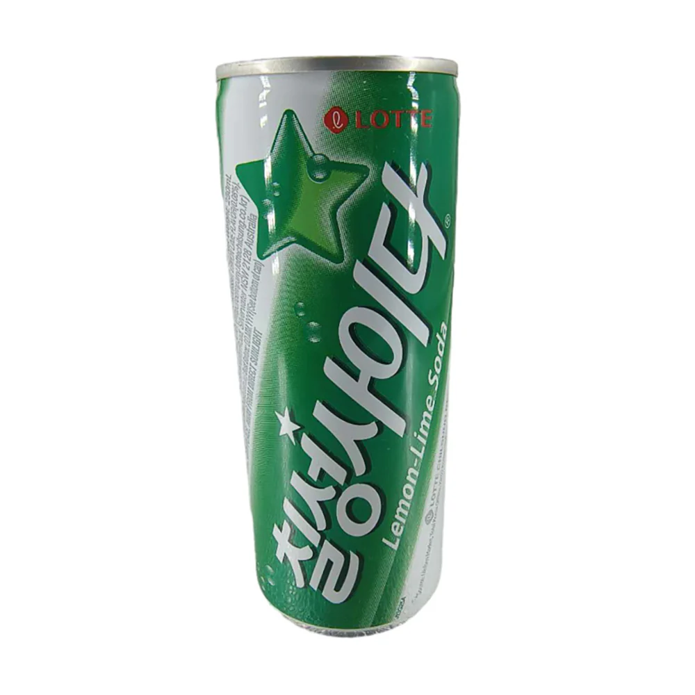 Lotte Chilsung Cider Lemon-Lime Soda - 250ml - Image 2