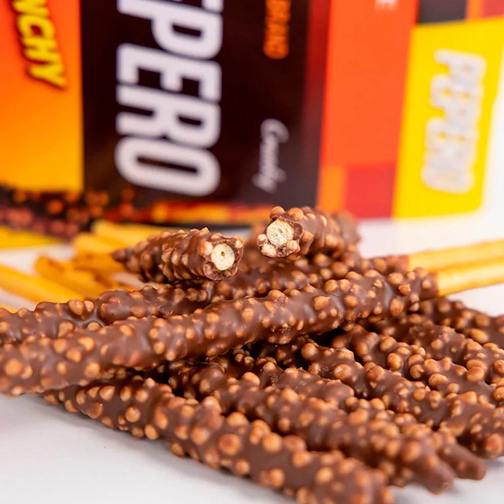 Lotte Pepero Crunchy Chocolate Sticks - 39g - Image 2