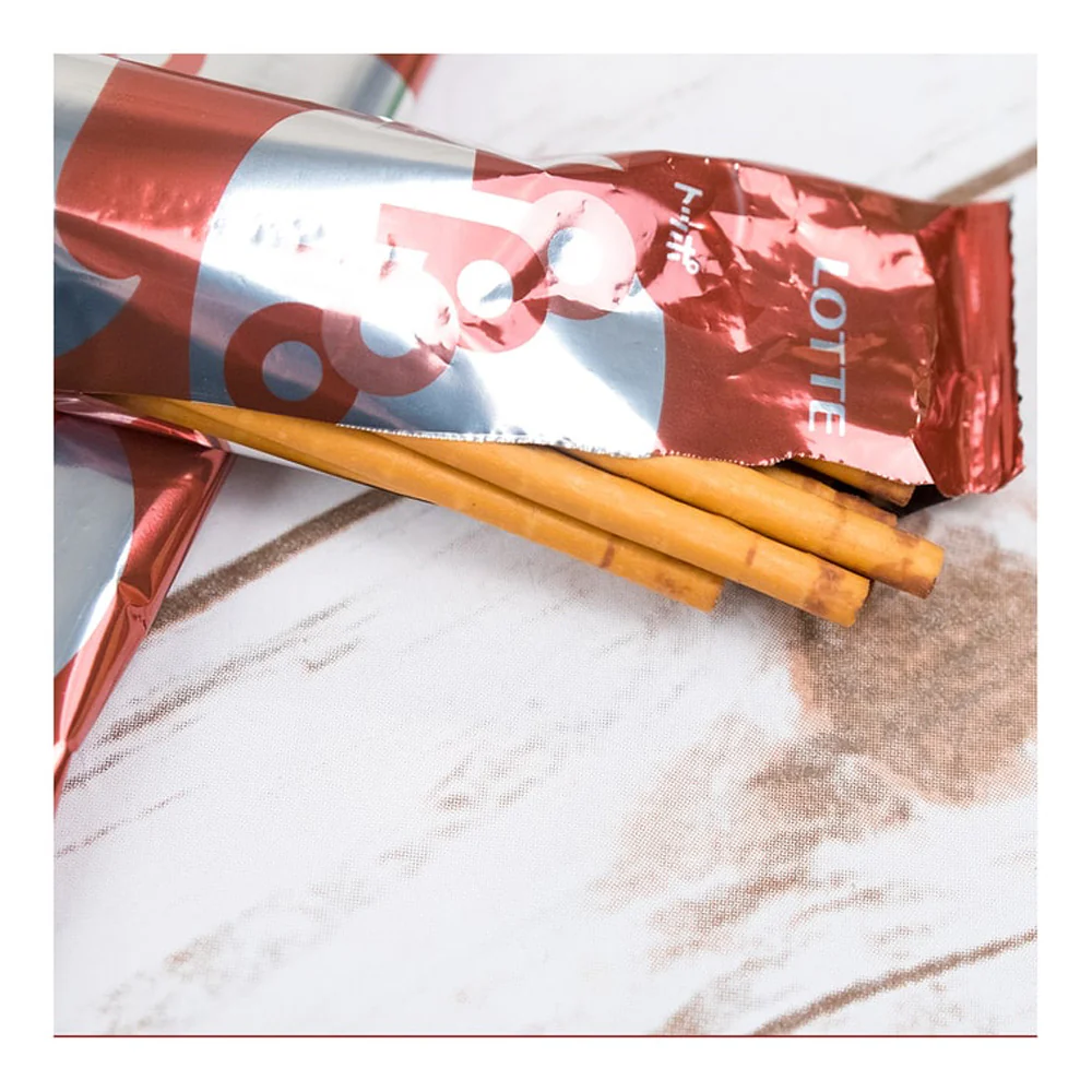 Lotte Toppo Milk Chocolate Filled Biscuit Sticks - 72g - Image 3