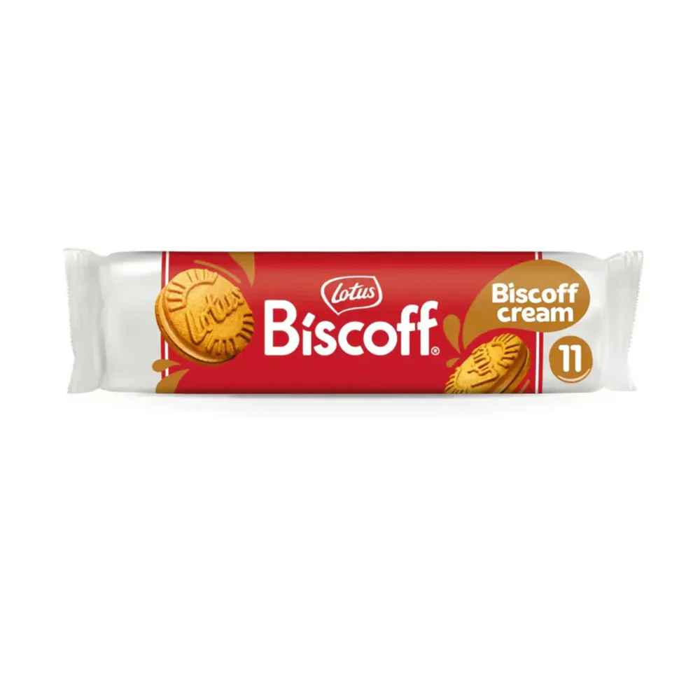 Lotus Biscoff Cream Sandwich Biscuits 110g