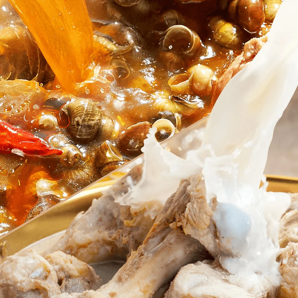 Luobawang Non-Stinky Luosifen 350g - River Snail Rice Noodles - Image 3
