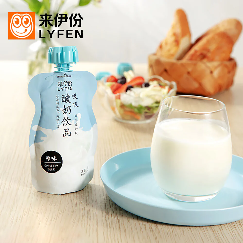 Lyfen Original Flavor Squeezable Yogurt Drink - 100g - Image 2