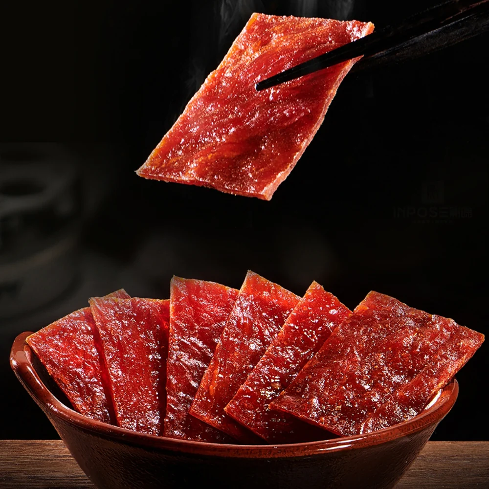Lyfen Premium Natural Pork Jerky Slices - Original Flavor, 100g - Image 2