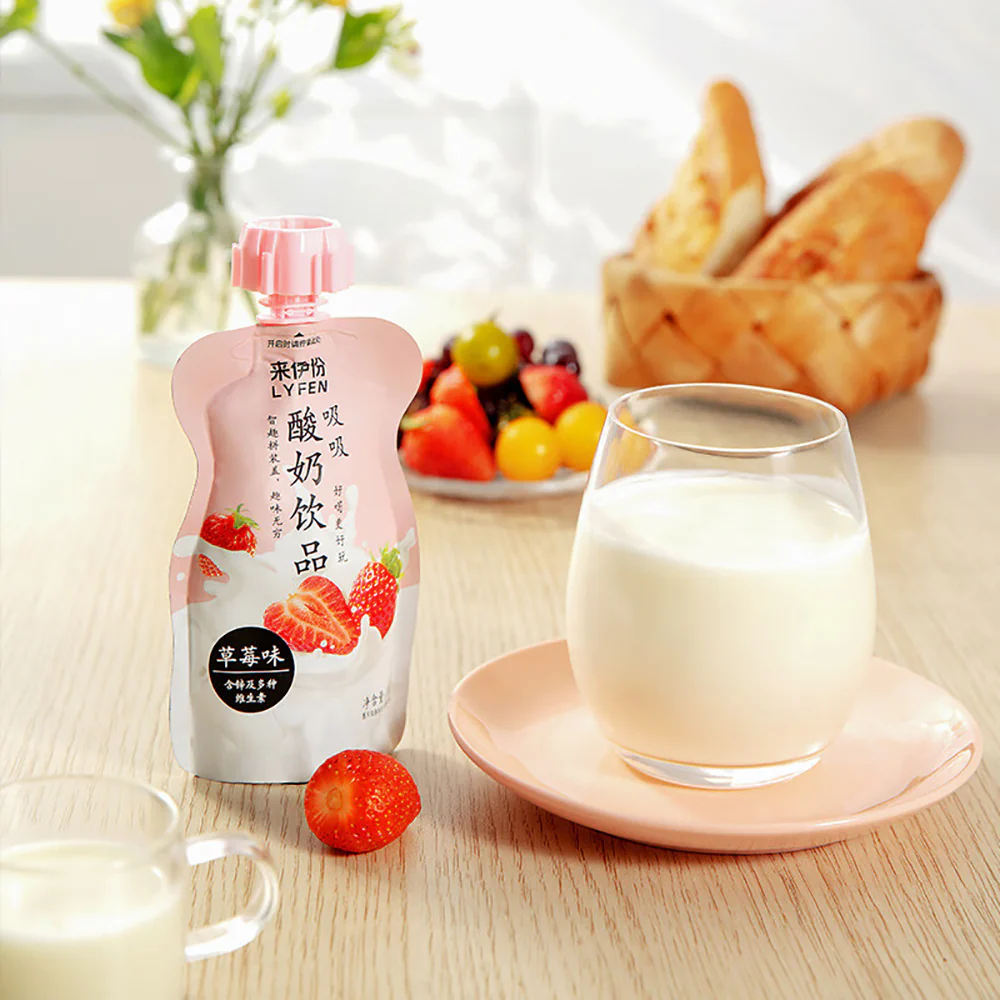 Lyfen Strawberry Flavored Yogurt Drink - 100g - Image 3