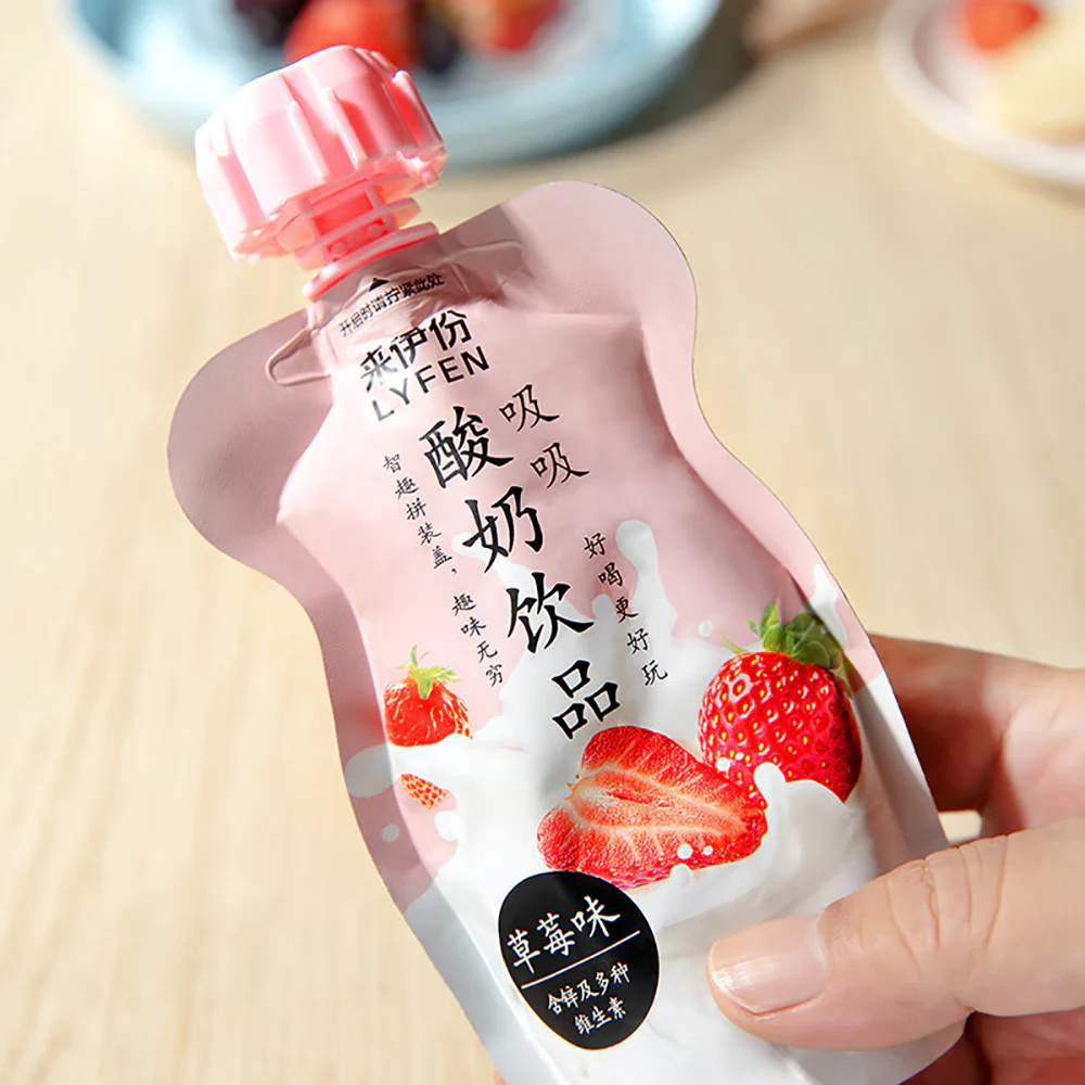 Lyfen Strawberry Flavored Yogurt Drink - 100g - Image 4