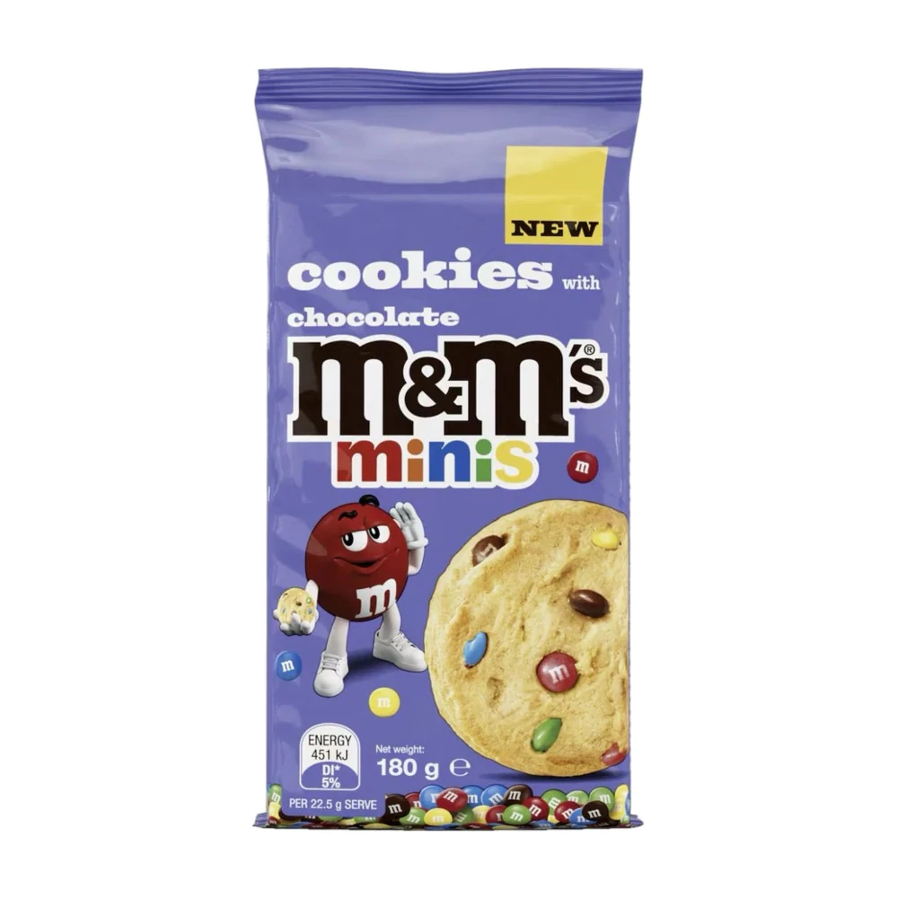 M&M's Mini Chocolate Chip Cookies - 180g
