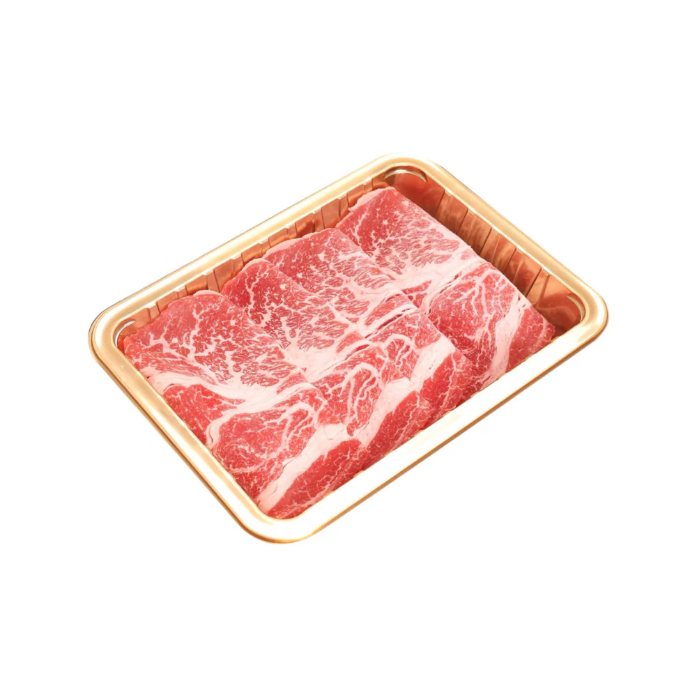 M9+ Wagyu Chuck Eye Roll Slices ~225g - Thin Sliced Beef for Hot Pot & Shabu Shabu - Image 2