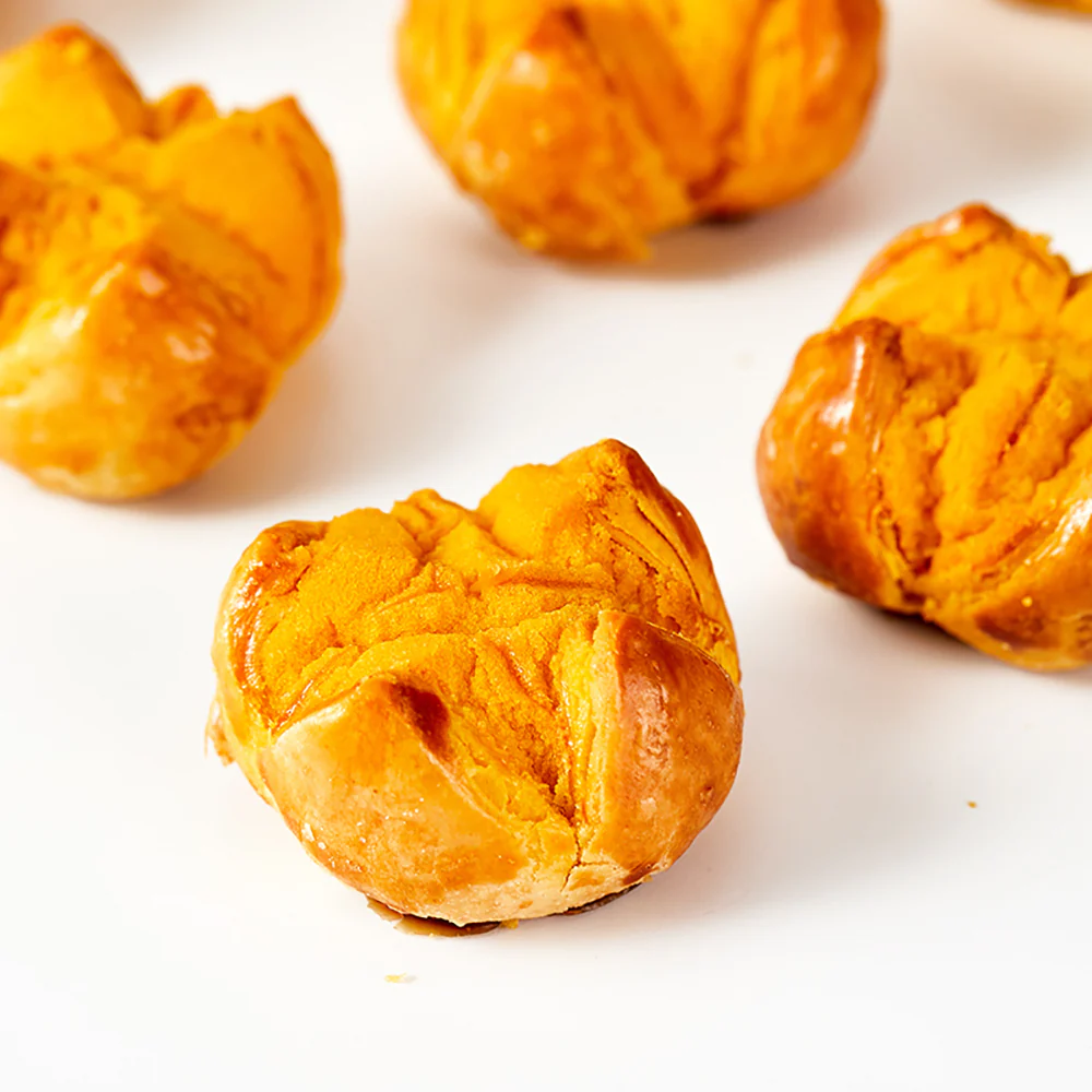 Macau Li Fu Salted Egg Yolk Pastries - 220g - Image 3