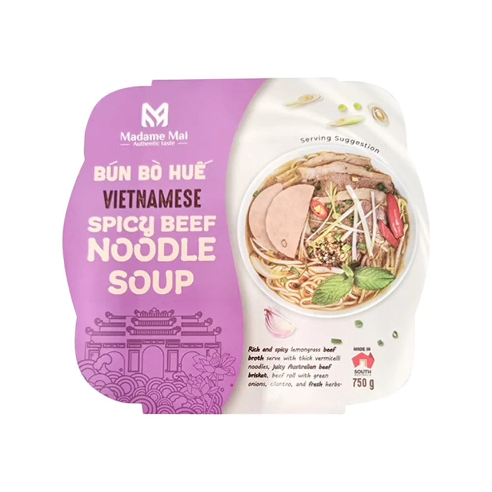 Madame Mai Bún Bò Huế Spicy Beef Noodle Soup - 750g
