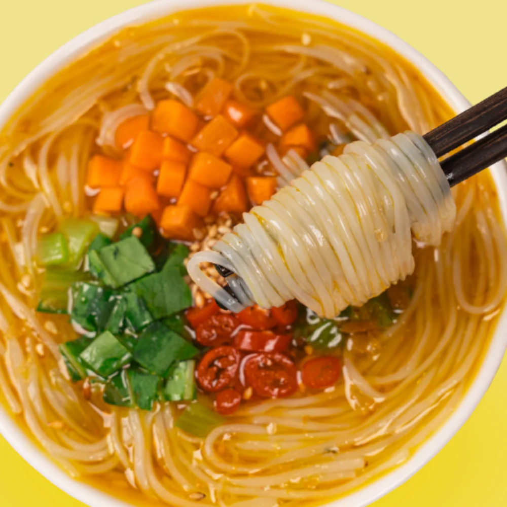 Maluji Golden Broth Hot & Sour Vermicelli 65g - Image 3