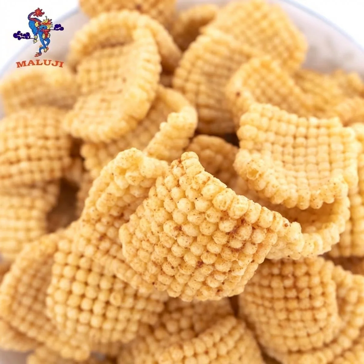 MALUJI Guoba Rice Crackers – Mao Xuewang (Spicy Hot Pot) Flavor 128g - Image 2