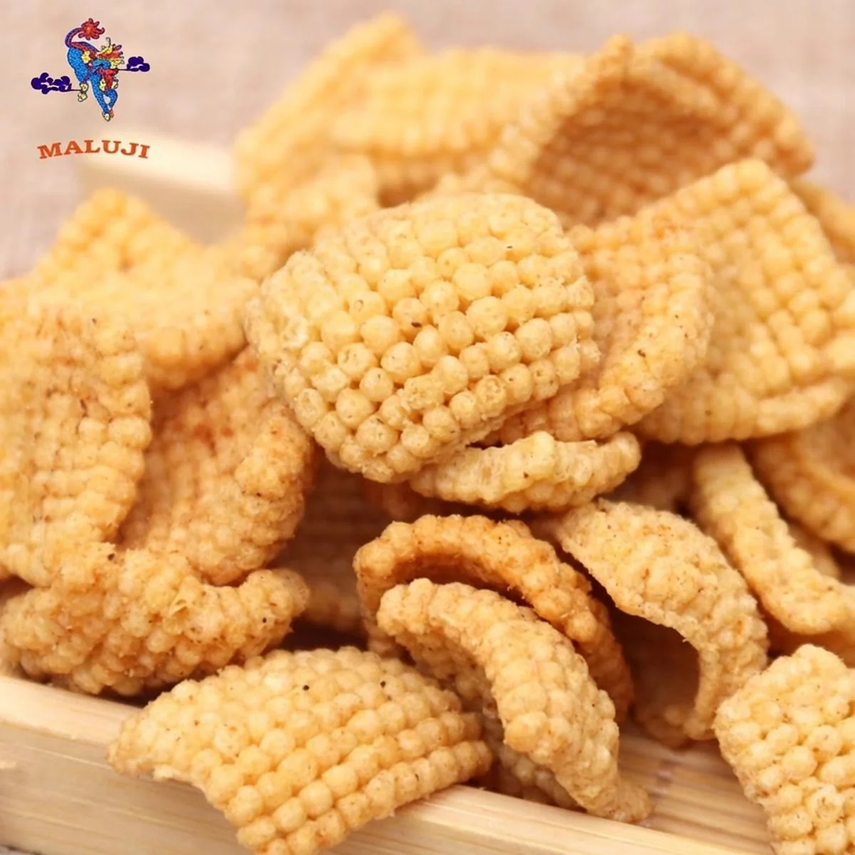 MALUJI Guoba Rice Crackers – Mao Xuewang (Spicy Hot Pot) Flavor 128g - Image 3