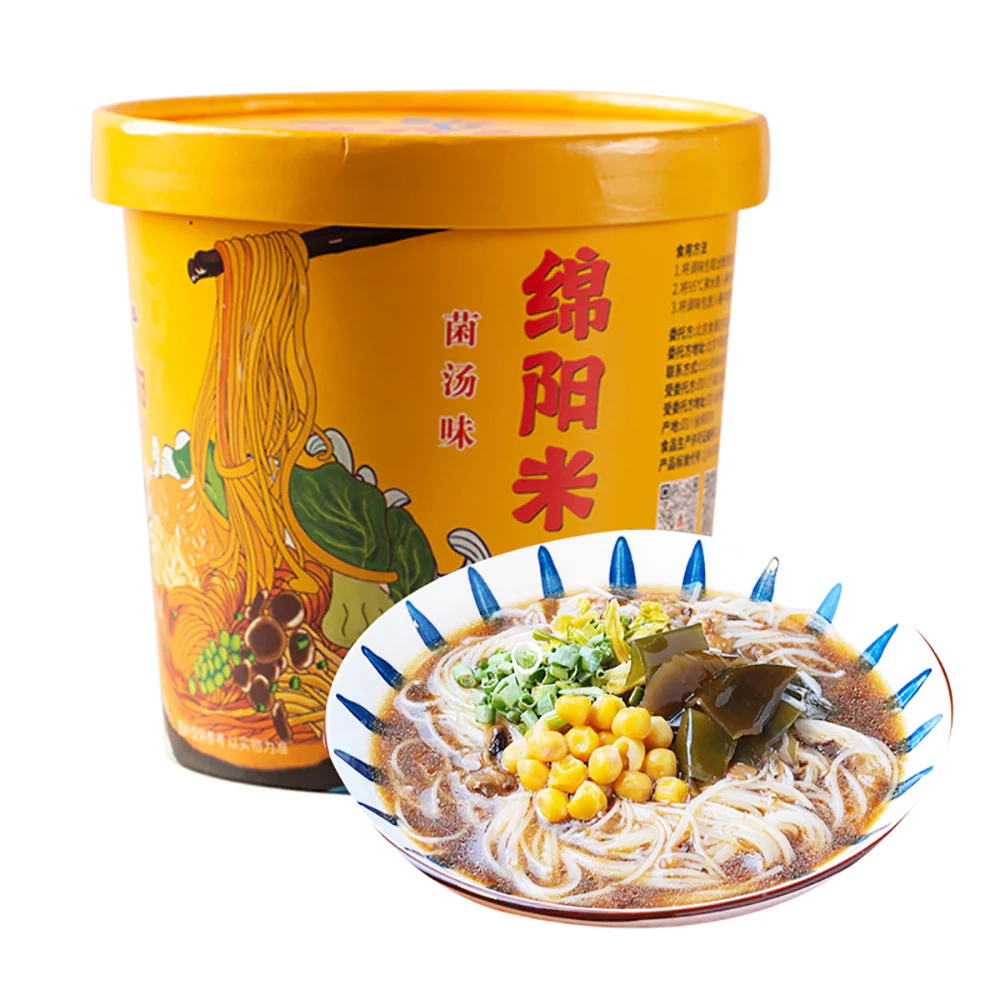 Maluji Mianyang Rice Noodles with Mushroom Soup Flavor - 136g