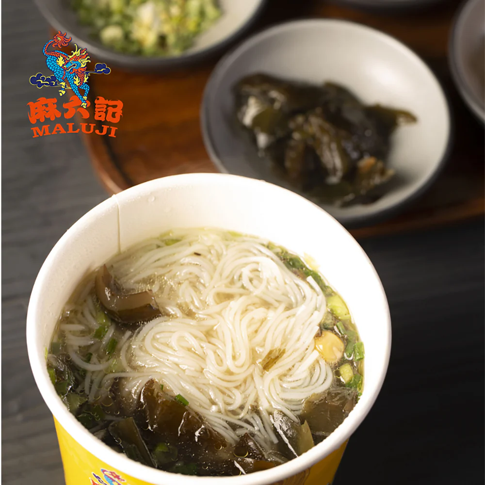 Maluji Mianyang Rice Noodles with Mushroom Soup Flavor - 136g - Image 3
