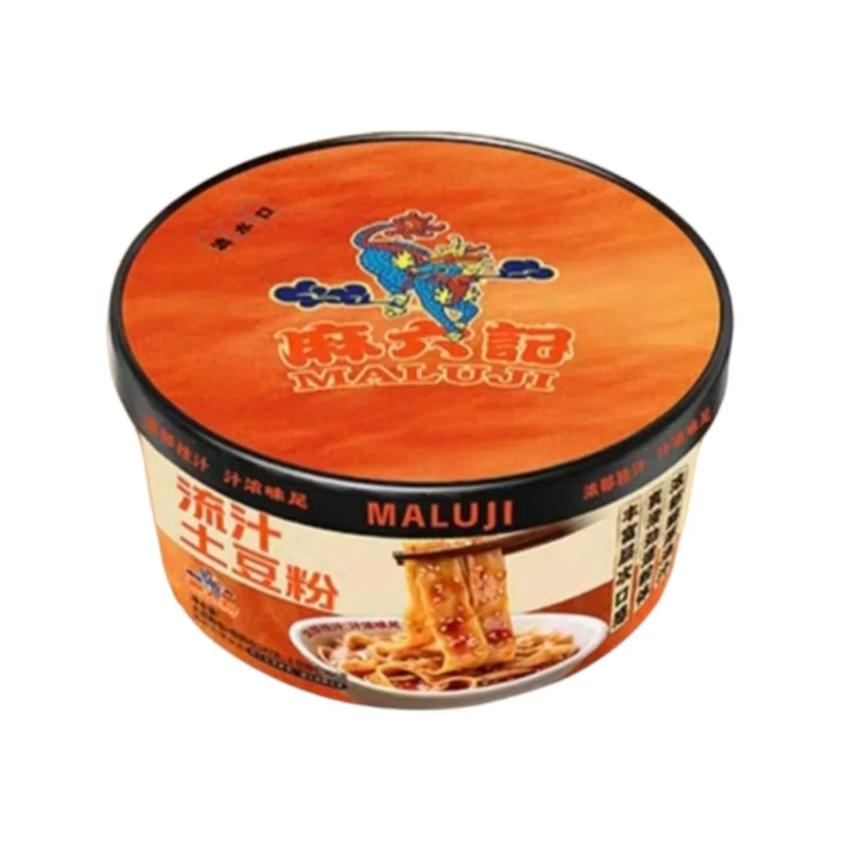 Maluji Saucy Potato Noodles Cup 242g - Instant Spicy Vermicelli Bowl