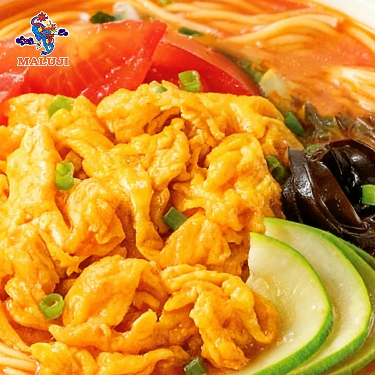 Maluji Tomato & Egg Cup Noodles 70g - Image 2
