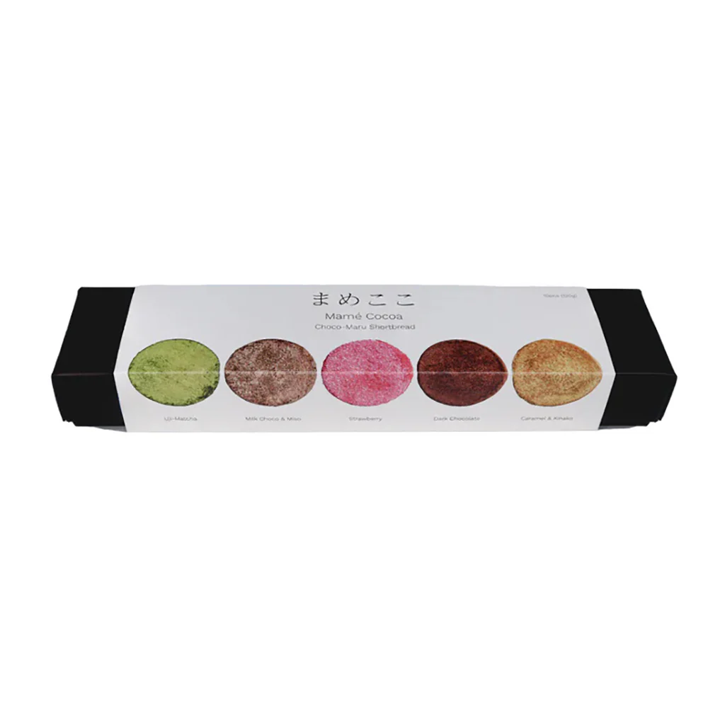 Mame Cocoa Choco-Maru Shortbread - 10pcs, 120g - Image 2