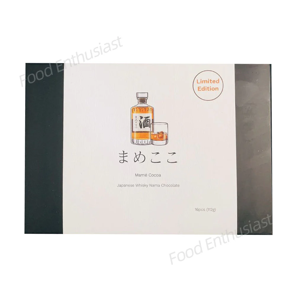Mame Cocoa Japanese Whisky Nama Chocolate - 16 Pieces, 112g - Image 2
