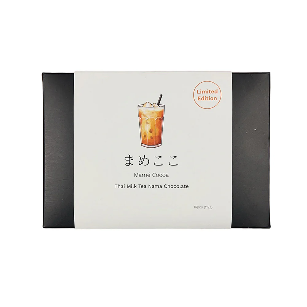 Mame Cocoa Thai Milk Tea Nama Chocolate - 16 Pieces, 112g - Image 2