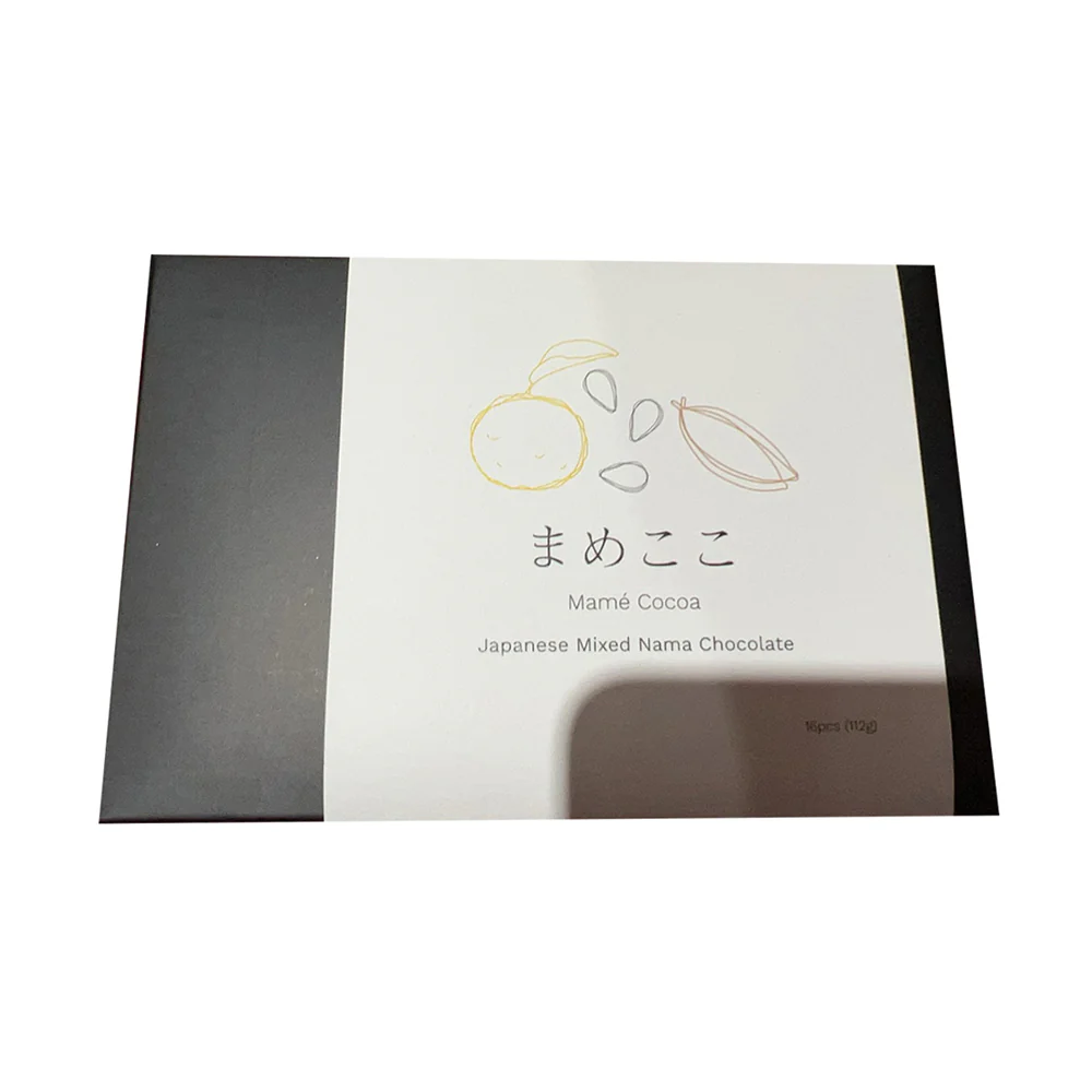 Mame Cocoa Yuzu & Milk Nama Chocolate - 16 Pieces, 112g - Image 2
