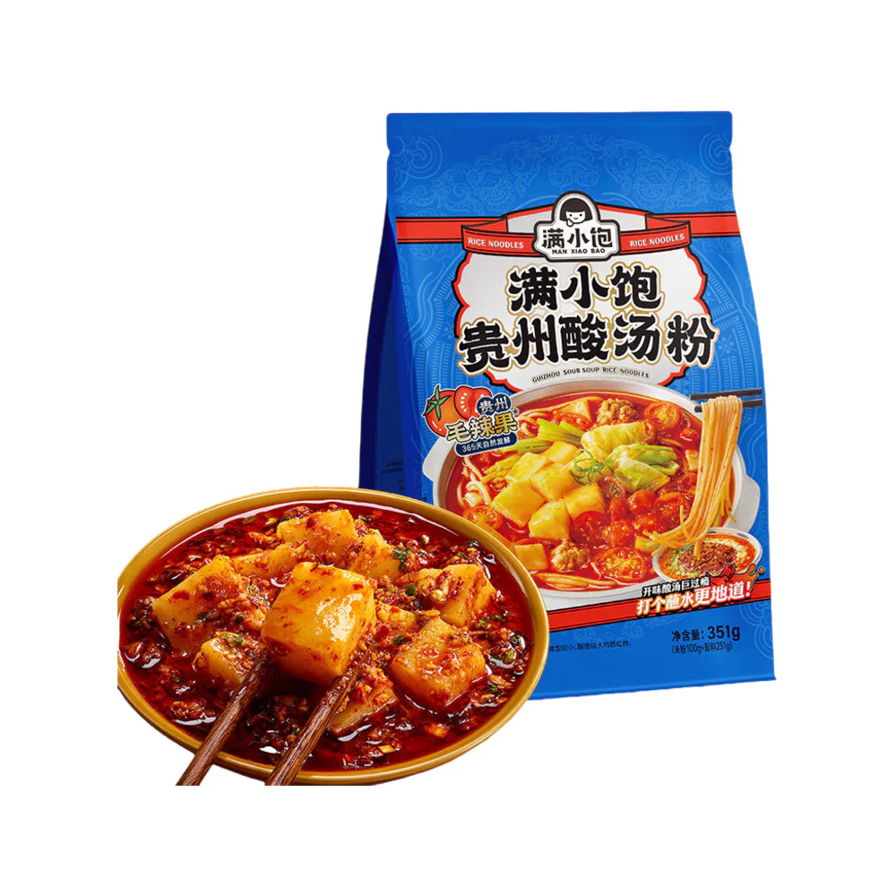 Man Xiao Bao Guizhou Sour Soup Noodles 351g