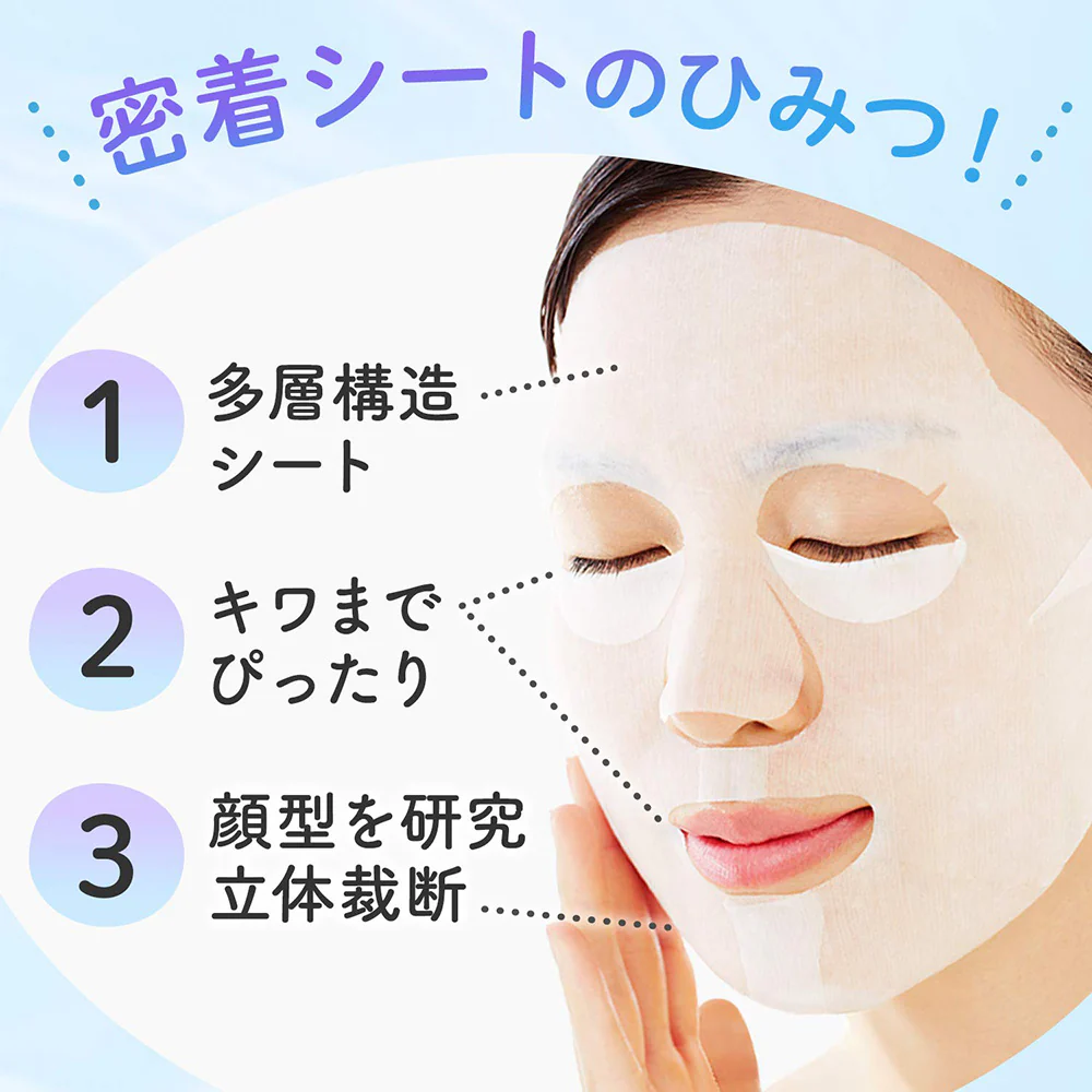 Mandom Barrier Repair Baby Skin Deep Moisturizing Face Mask - 5 Sheets - Image 2