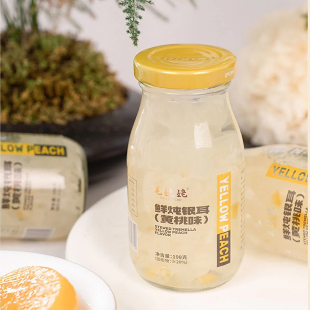 Mao Laolao Stewed Tremella with Yellow Peach Flavor - 198g X2 - Image 3