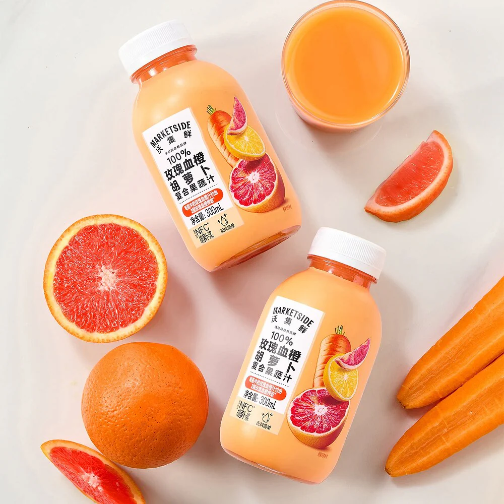 Marketside Blood Orange & Carrot Juice Blend 300mL – Limited Import - Image 3