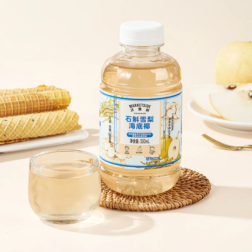 Marketside Dendrobium Snow Pear & Sea Coconut Drink 500mL x 12 – Limited Import - Image 4