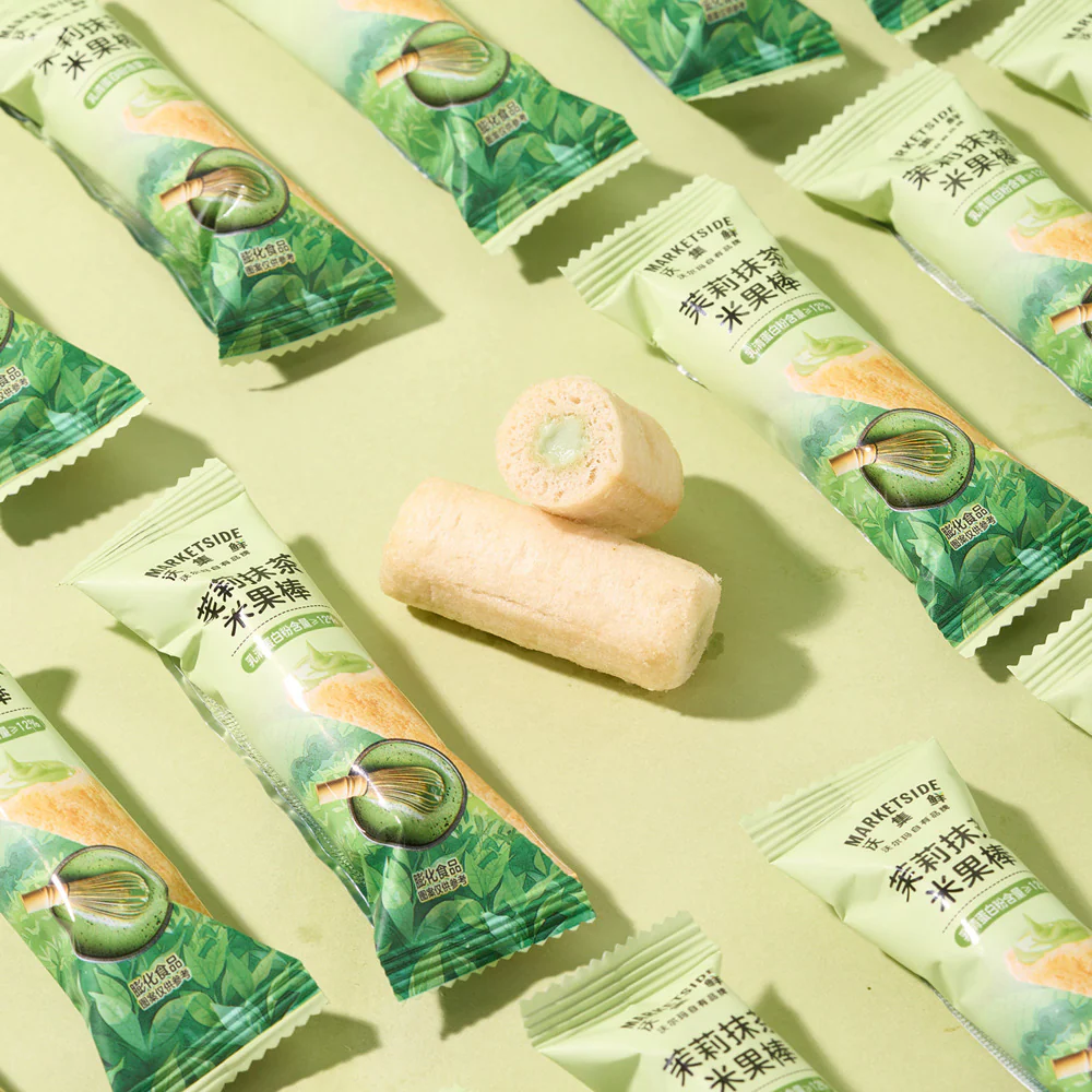 Marketside Jasmine Matcha Rice Puff Sticks 138g – Limited Import - Image 3