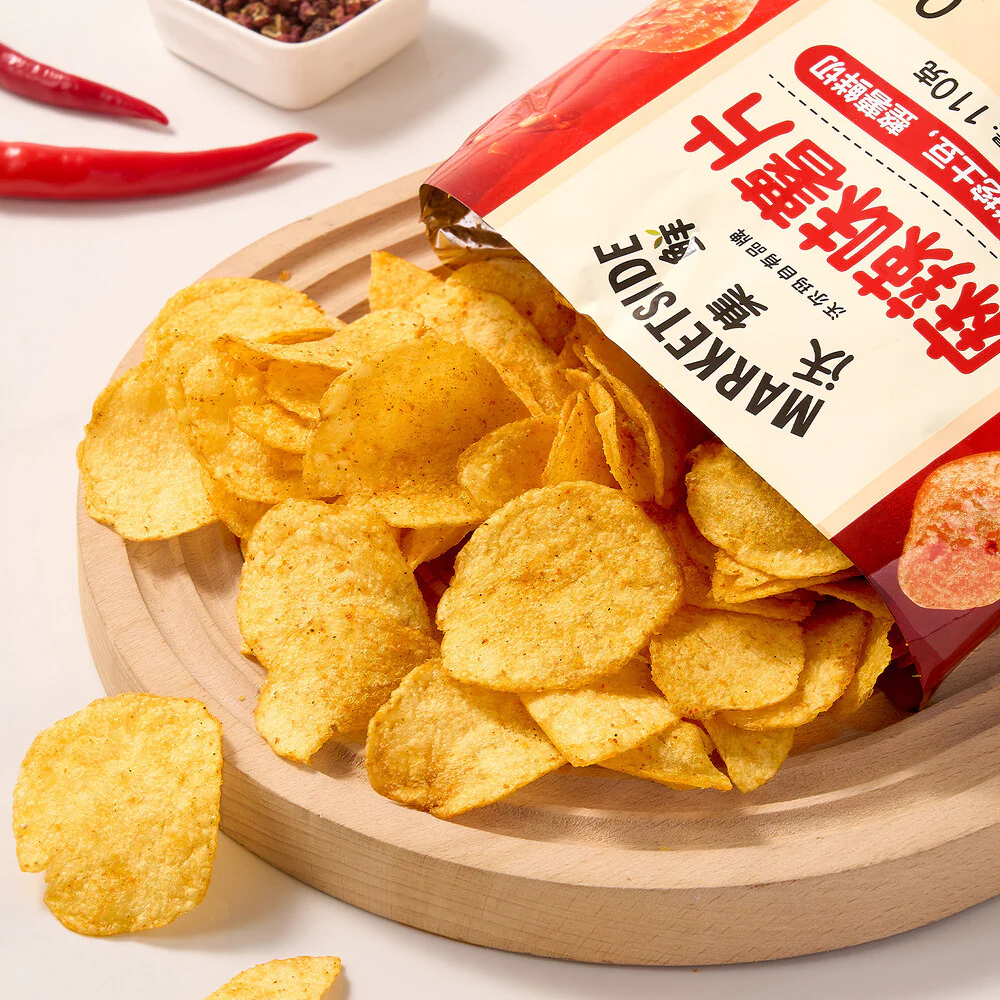 Marketside Mala Spicy Potato Chips 110g - Sichuan Chilli & Peppercorn Flavour - Image 3
