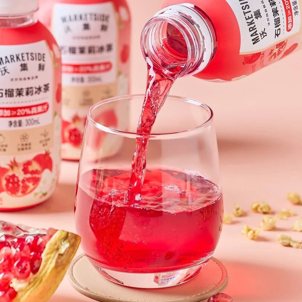 Marketside Pomegranate Jasmine Iced Tea 300ml x 3 – Limited Import - Image 3