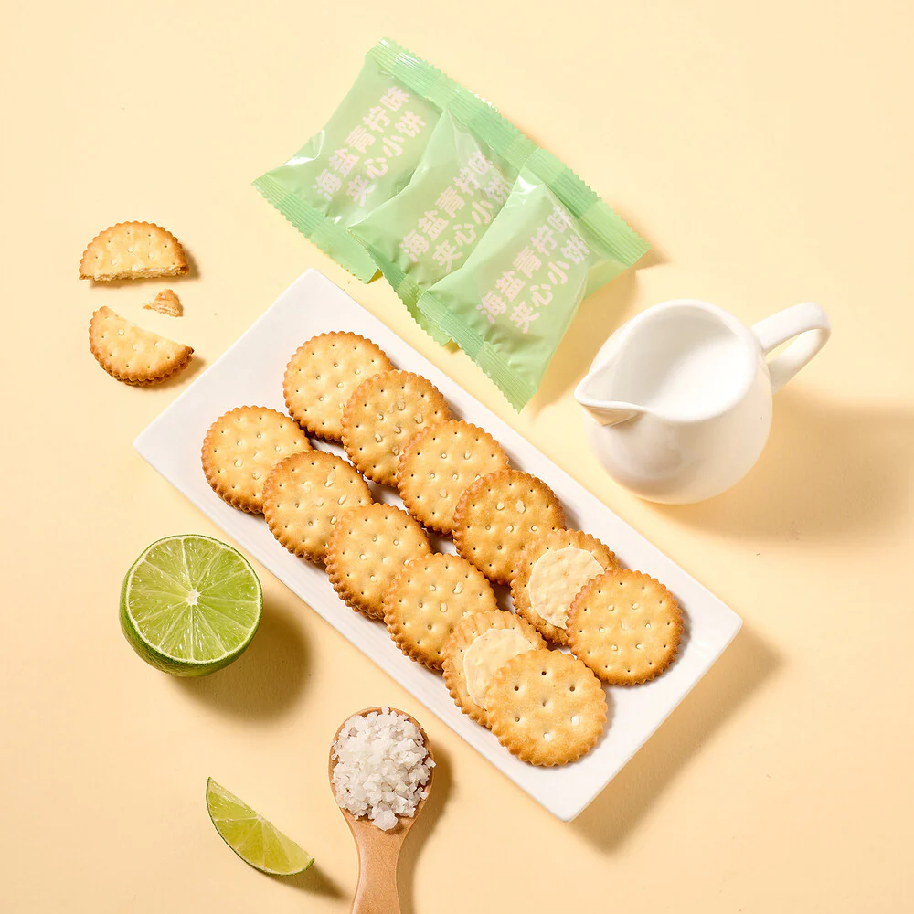 Marketside Sea Salt Lime Sandwich Biscuits 250g – Limited Import - Image 4