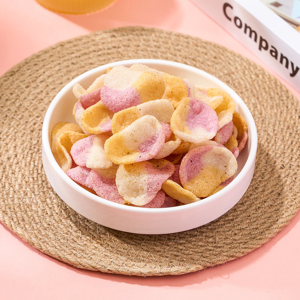 Marketside Tricolour Vegetable Prawn Crackers 55g – Limited Import - Image 2