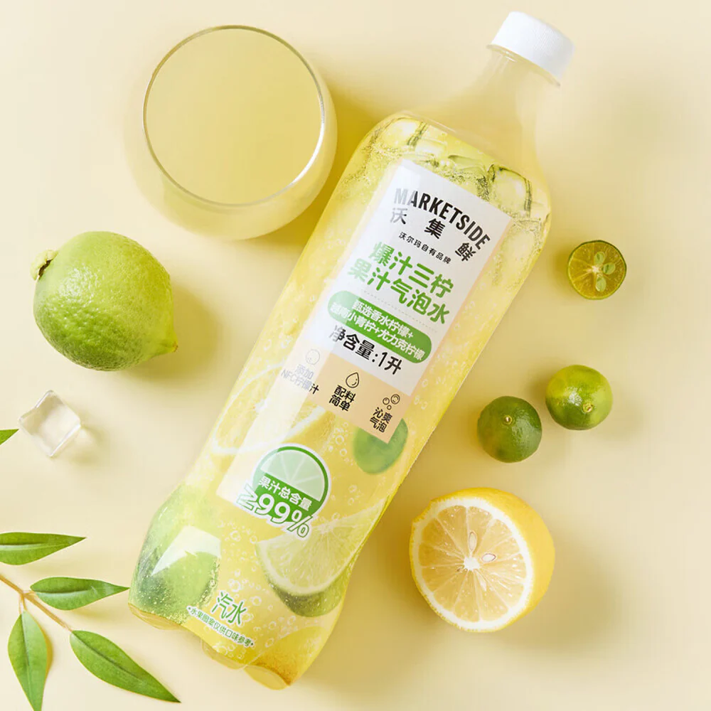 Marketside Triple Citrus Sparkling Juice Drink 1L – Limited Import - Image 3