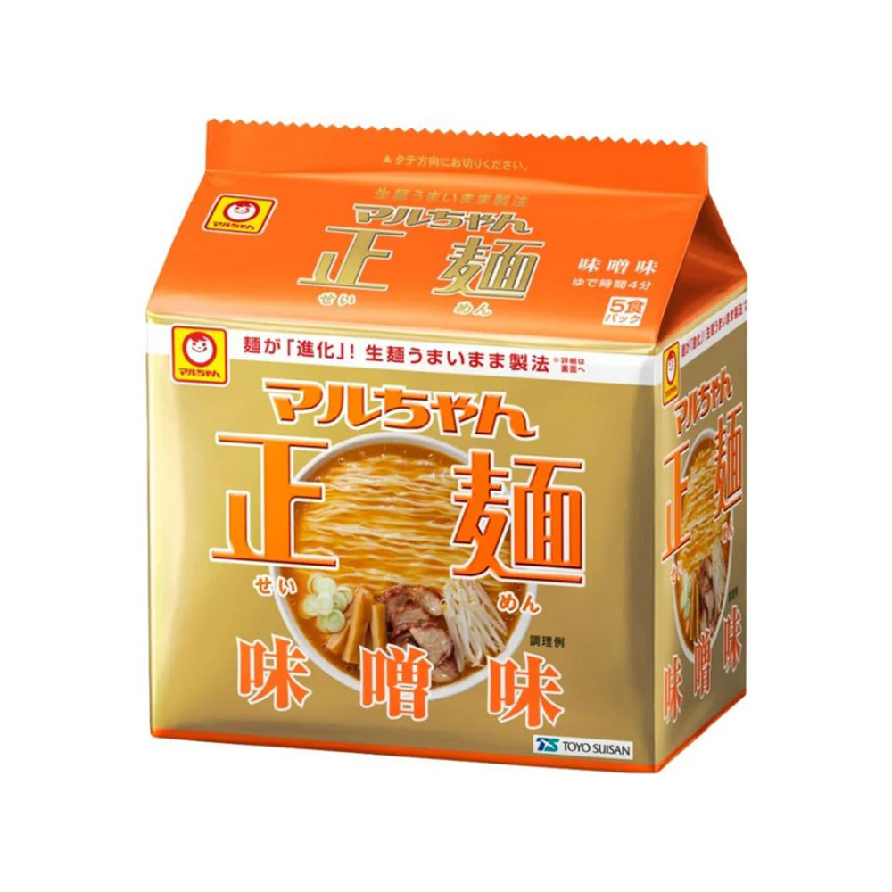 Maruchan Seimen Miso Ramen 105g x 5 - Japanese Instant Noodles