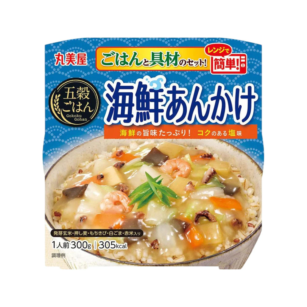 Marumiya Gokoku Gohan Seafood Ankake Rice 300g - Microwave Meal