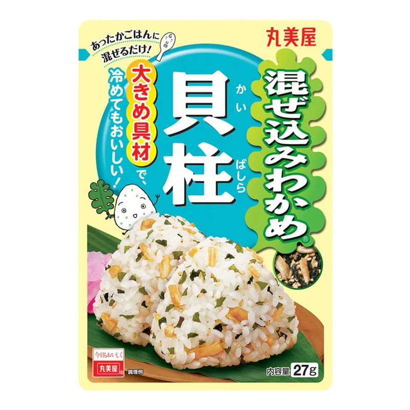 Marumiya Onigiri Rice Seasoning - Salmon and Seaweed Flavor, 31g