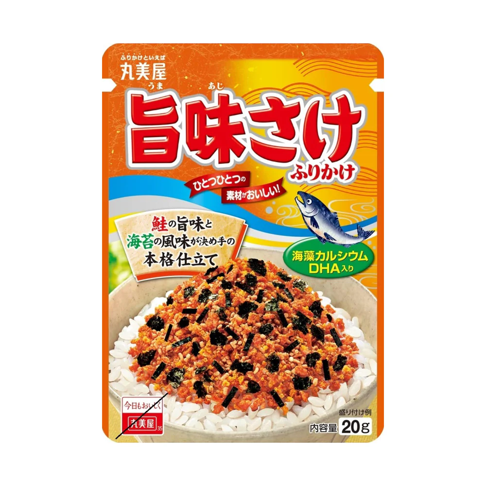 Marumiya Salmon Furikake Rice Seasoning 20g – Japanese Rice Sprinkle