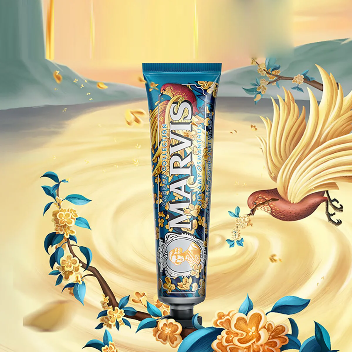 Marvis Dreamy Osmanthus Toothpaste - 75ml - Image 3