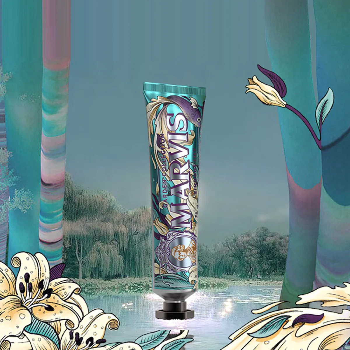 Marvis Summer Lily Toothpaste - 75ml - Image 4