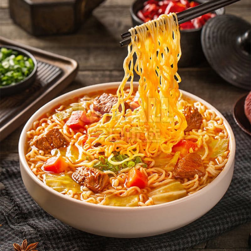 Master Kong Braised Beef Noodles - 96g x 5 Packs - Image 3