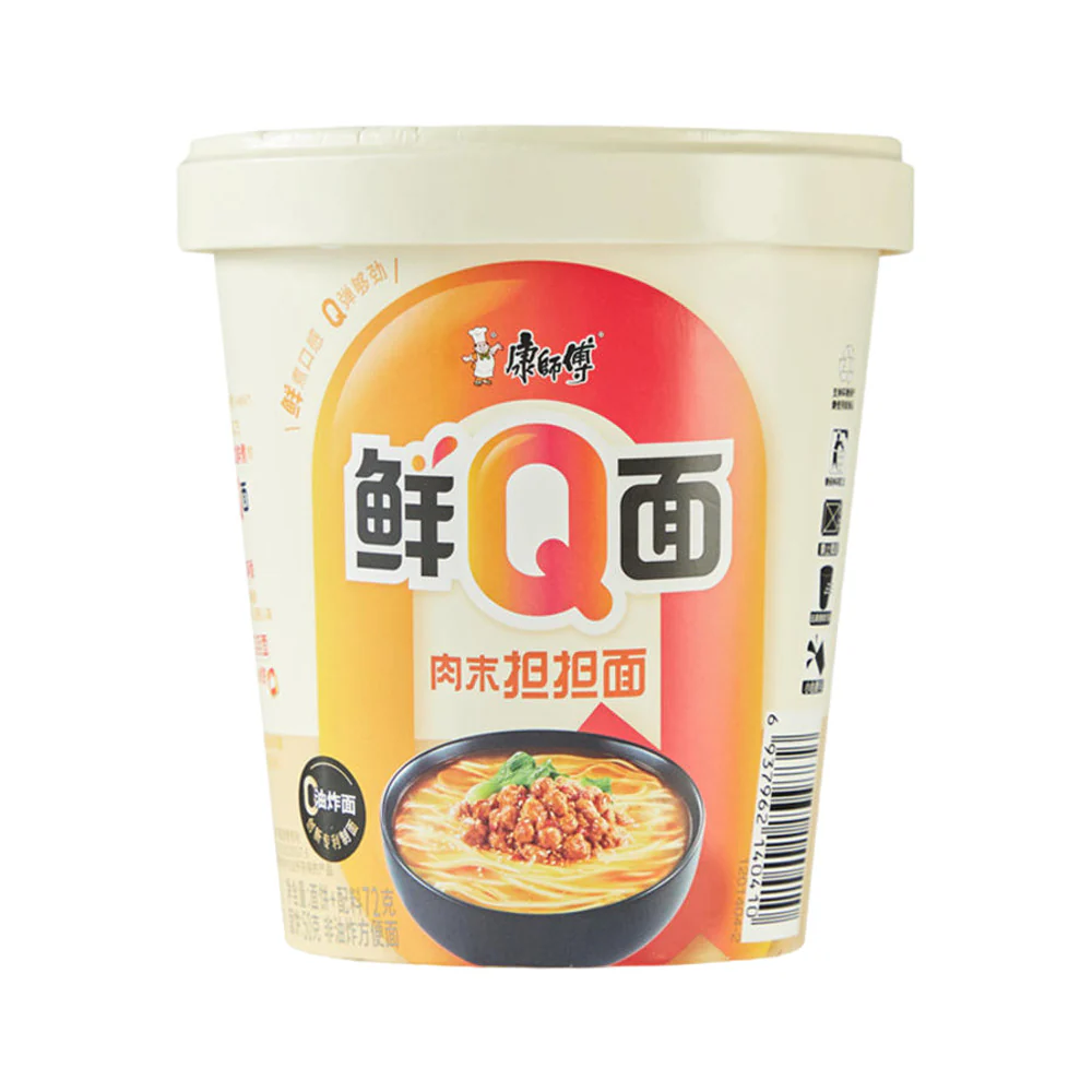 Master Kong Fresh Q Dan Dan Noodles (Minced Pork) – Instant Cup 72g