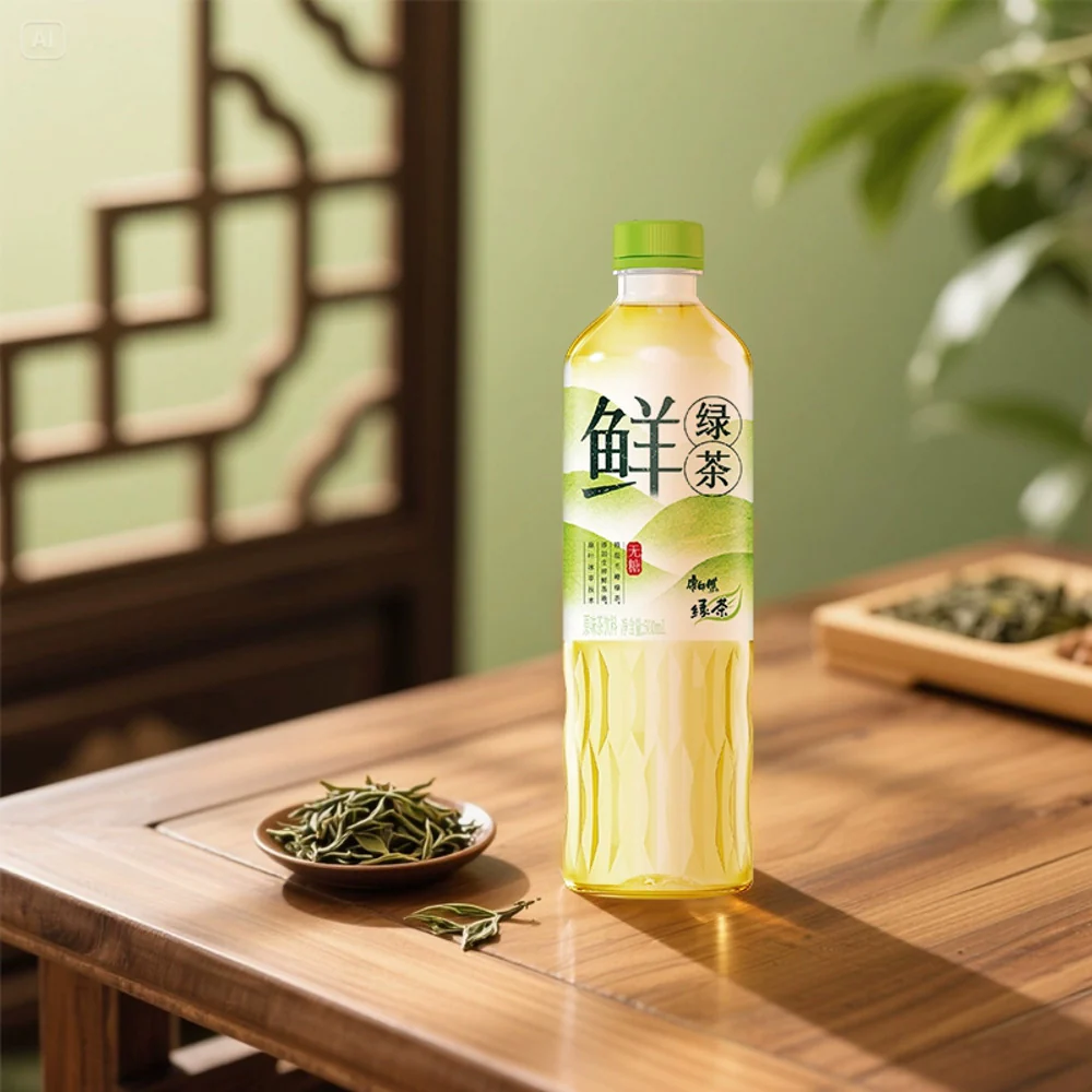 Master Kong Fresh Sugar-Free Green Tea Drink 500ml - Image 3