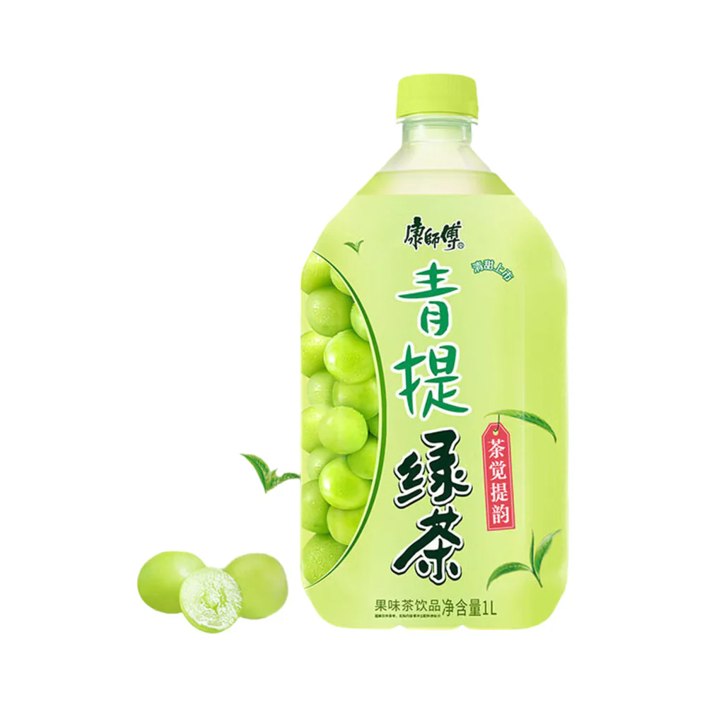 Master Kong Green Grape Flavoured Green Tea 1L