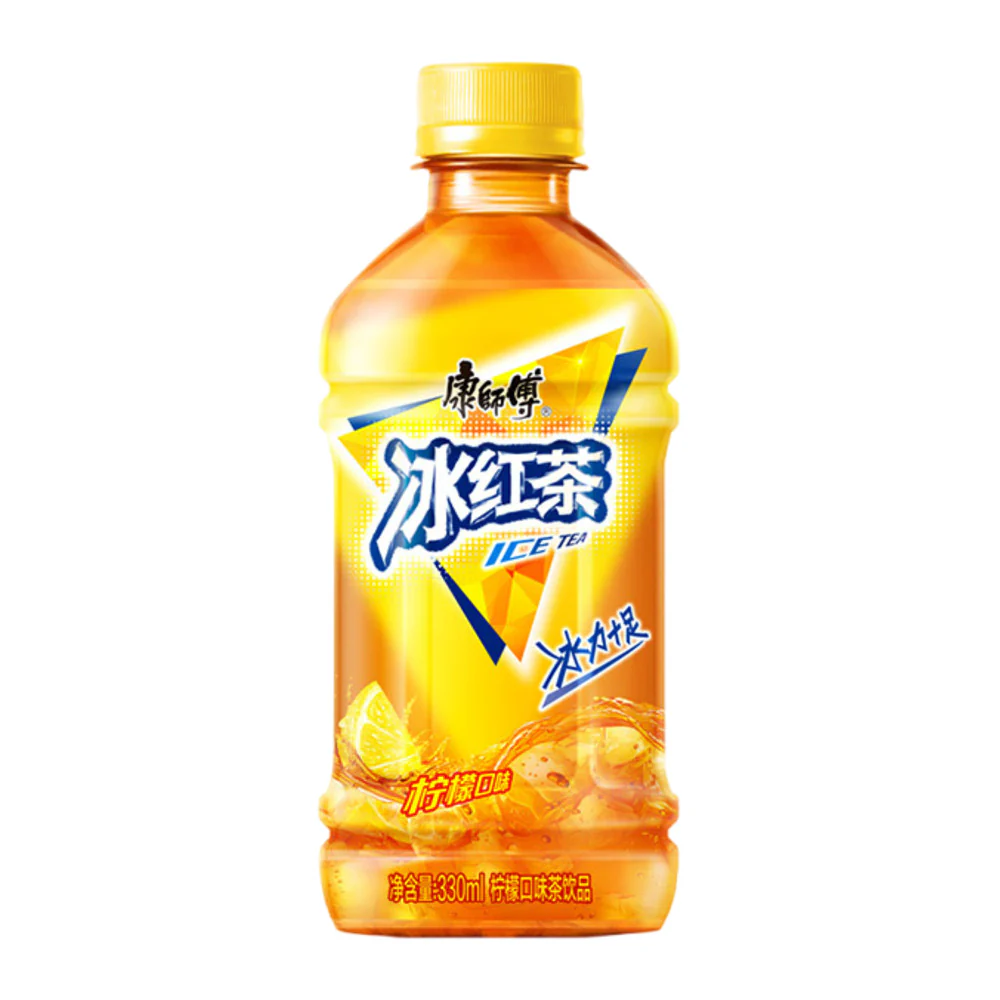 Master Kong Ice Black Tea - 330ml x 12 Bottles - Image 3