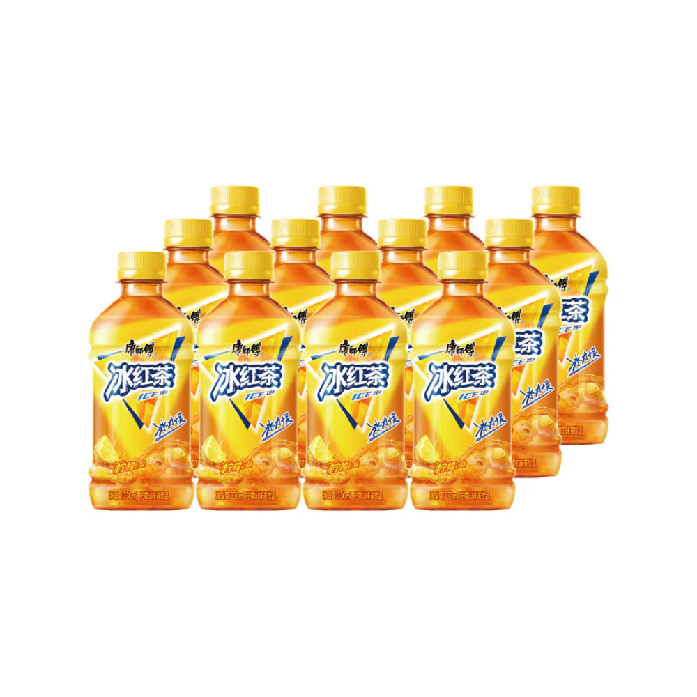 Master Kong Ice Black Tea - 330ml x 12 Bottles - Image 4