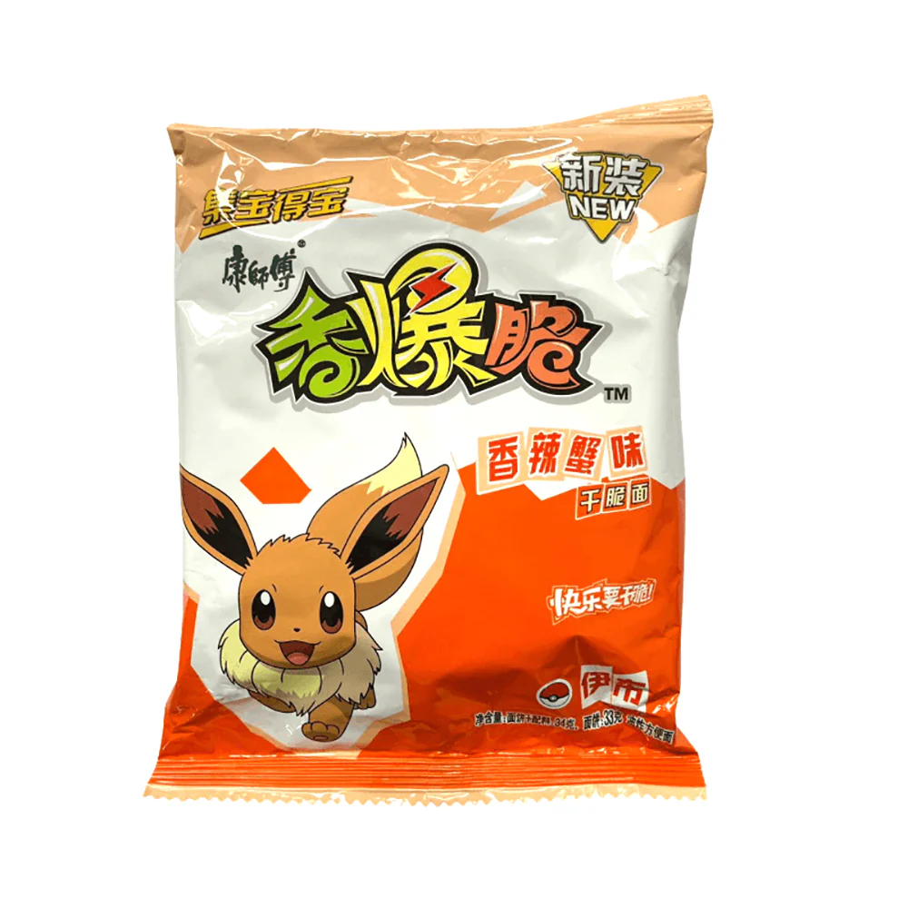 Master Kong Spicy Crab Flavor Crunchy Noodles - 33g