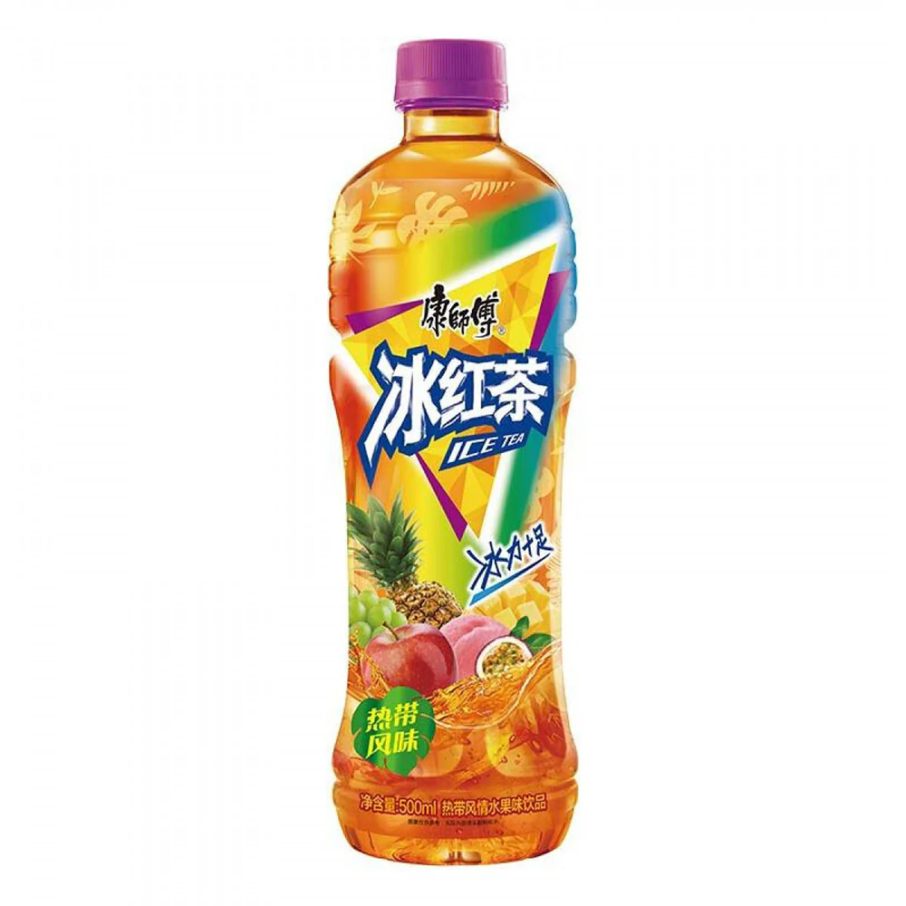 Master Kong Tropical Flavor Iced Black Tea - 500ml