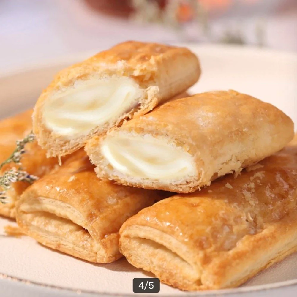 Matilde Vicenzi Millefoglie Puff Pastry Rolls with Pastry Cream 600g – Limited Import - Image 2